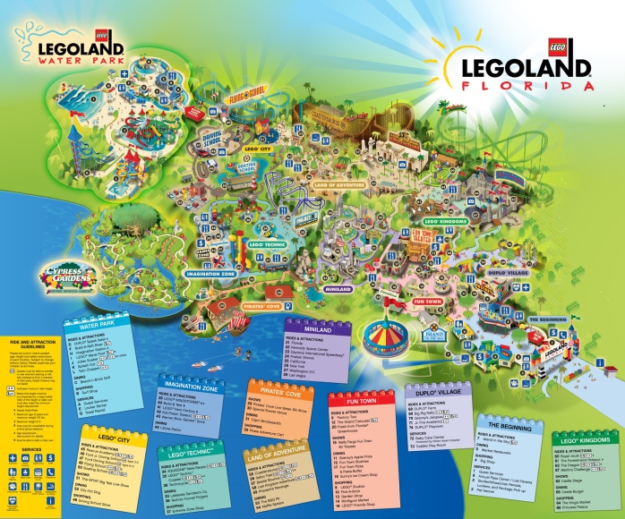 LEGO LAND PARK MAP