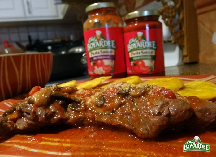 Churrasco con salsa de CHEFBoyardee