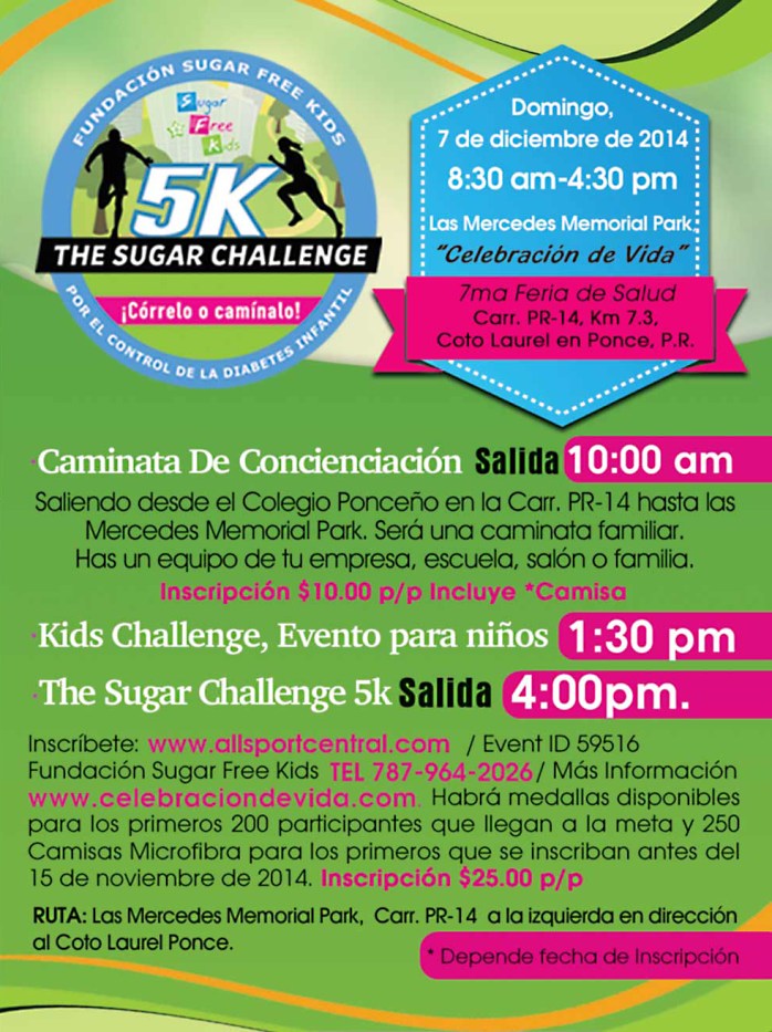 5k sugar challenge