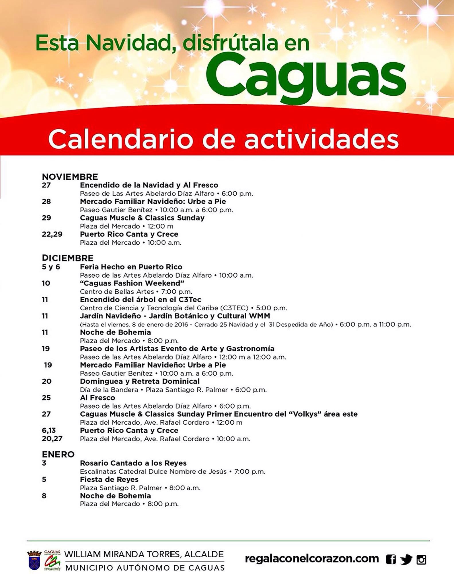 Calendario de Actividades