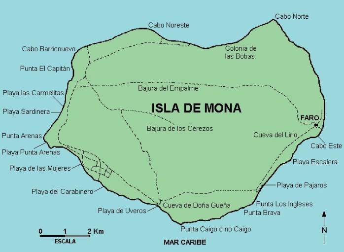 mapa isla mona pmpr